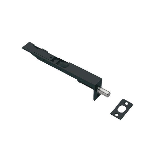 Flush Bolt Matt Black Doors 160 x 230