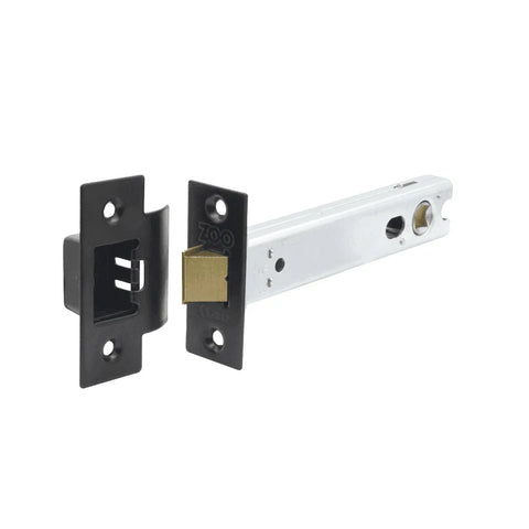 Manhattan Tubular Latch Matt Black Doors 2 x 2