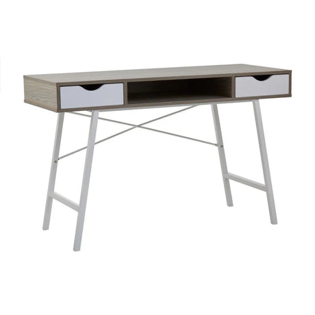 Modern Oak Desk with Drawers