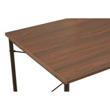 Walnut Veneer Desk with Drawers