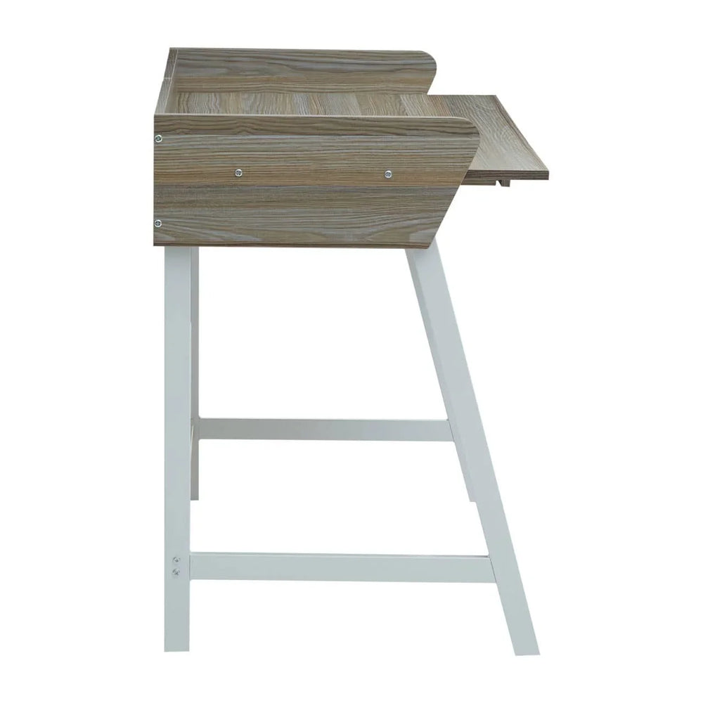 Oak Metal Frame Desk