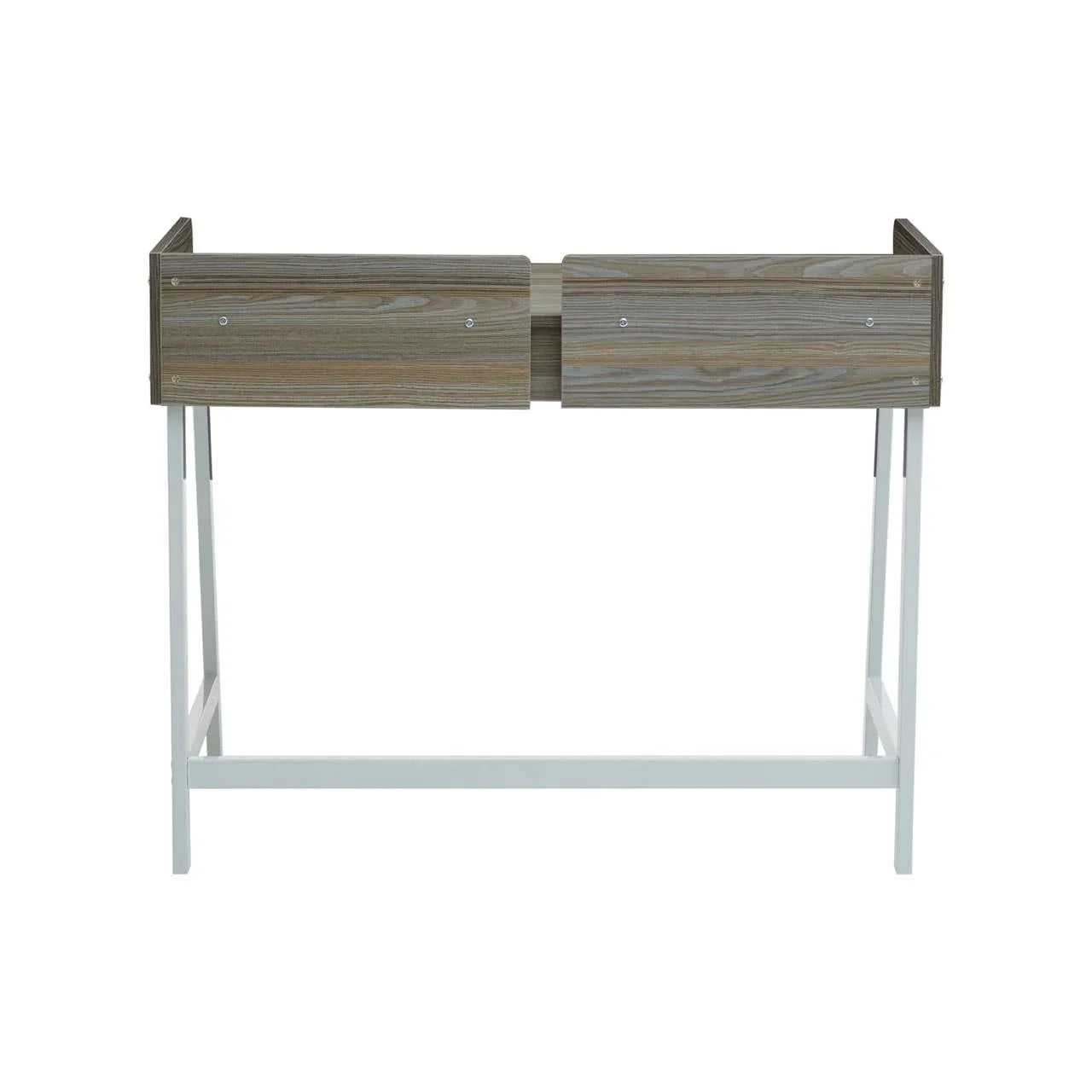 Oak Metal Frame Desk