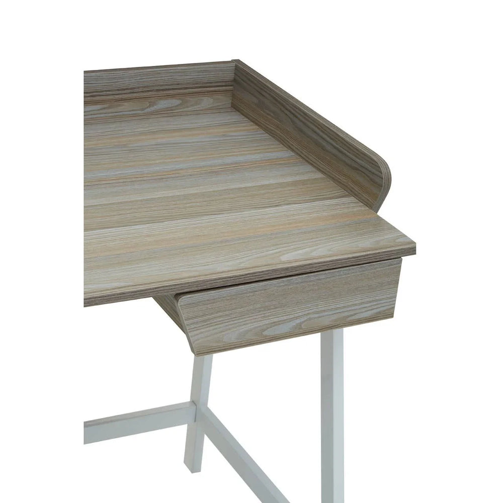 Oak Metal Frame Desk