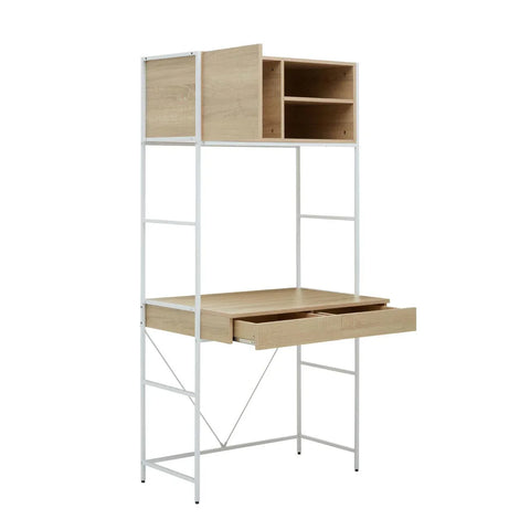 Oak Veneer Modular Desk