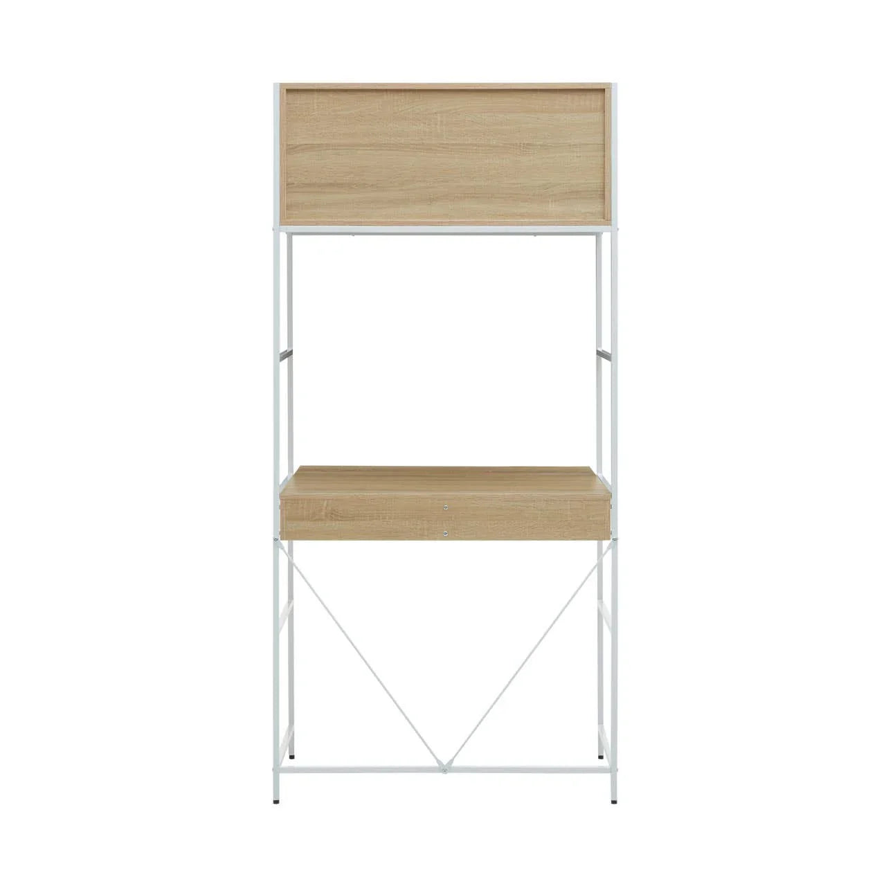 Oak Veneer Modular Desk