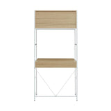 Oak Veneer Modular Desk