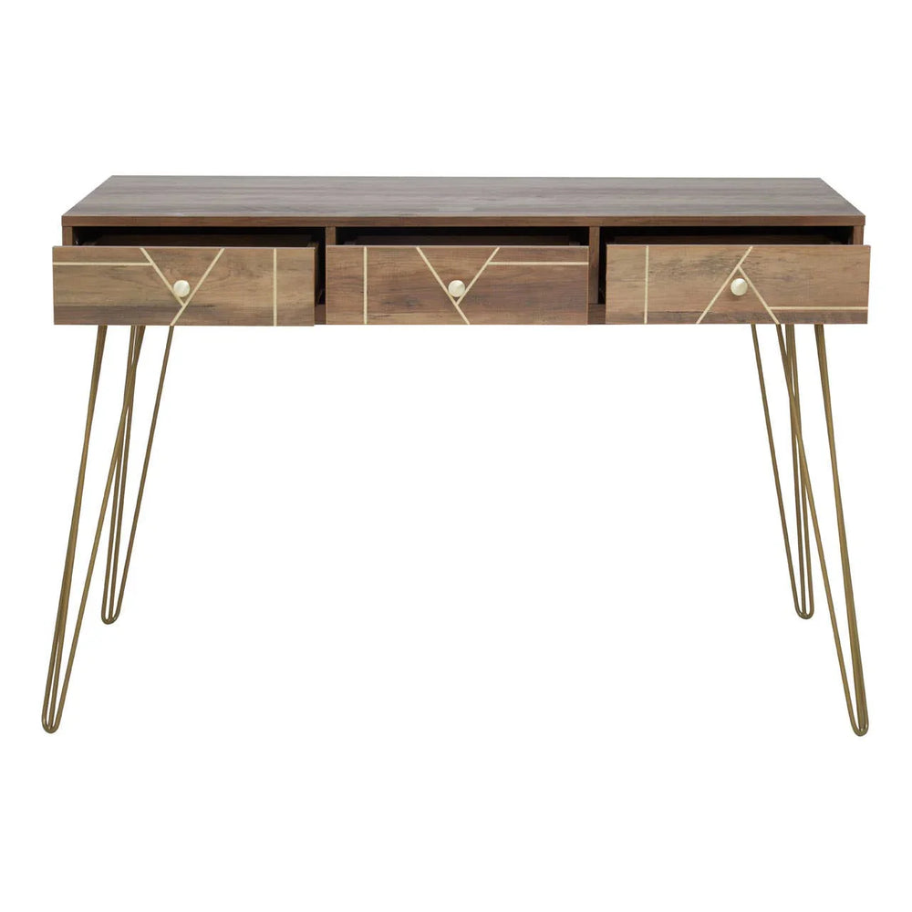 Rustic Wood Desk Drawers