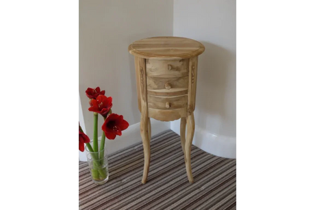 Bedside (Round/Unfinished) - 3144