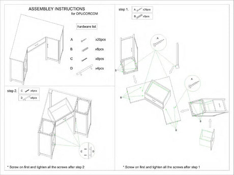Opus Corner Computer Desk