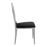 Luxe Black Velvet Dining Chair