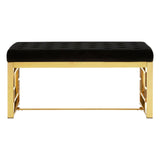 Luxe Velvet Gold Bench