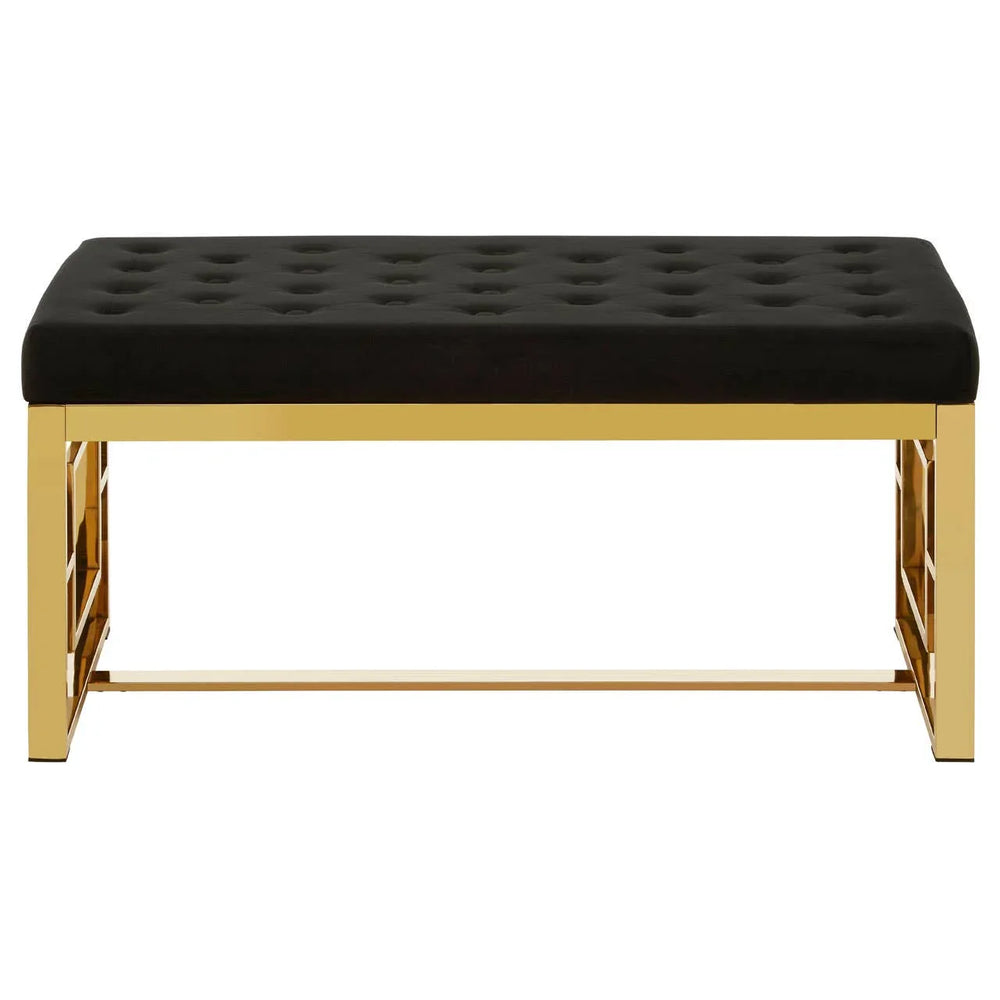 Luxe Velvet Gold Bench