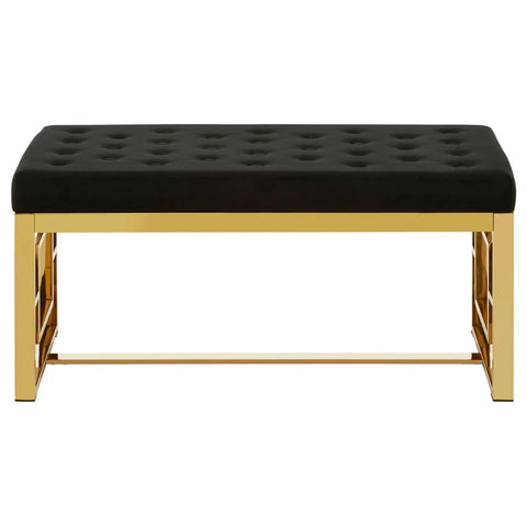 Luxe Velvet Gold Bench