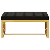 Luxe Velvet Gold Bench