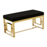 Luxe Velvet Gold Bench