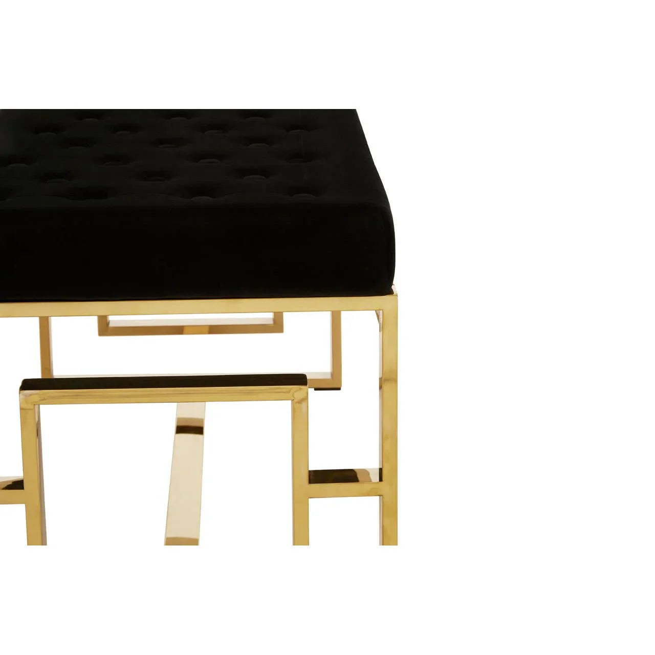 Luxe Velvet Gold Bench