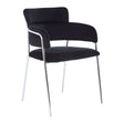 Luxe Black Velvet Dining Chair
