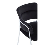 Luxe Black Velvet Dining Chair