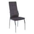 Luxe Grey Velvet Dining Chair