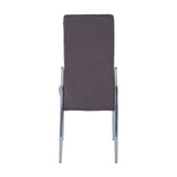 Luxe Grey Velvet Dining Chair