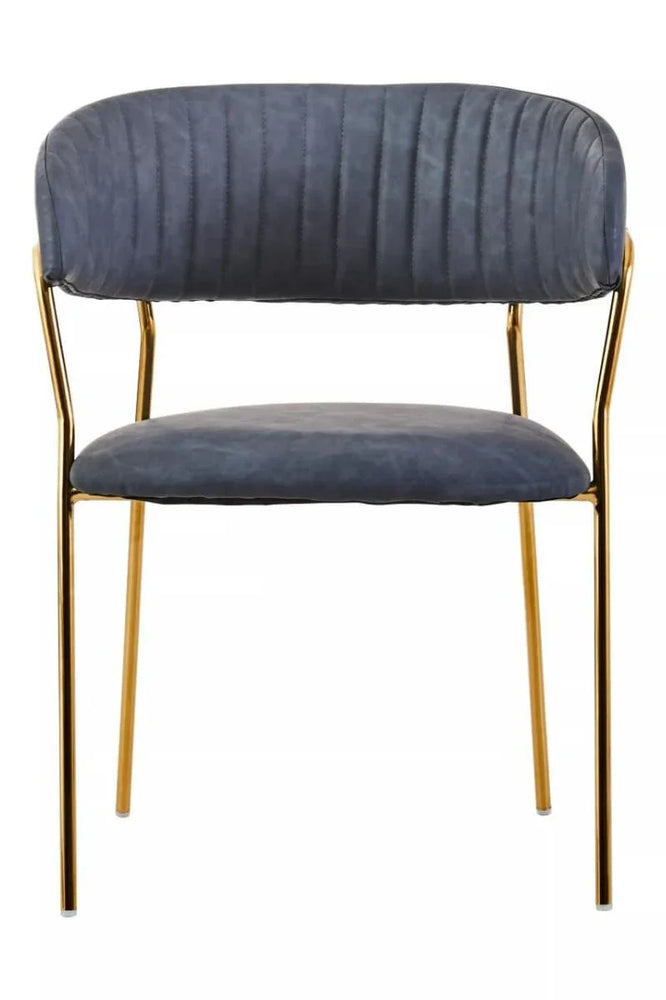 Modern Gold Leg Dining Chair