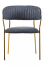 Modern Gold Leg Dining Chair
