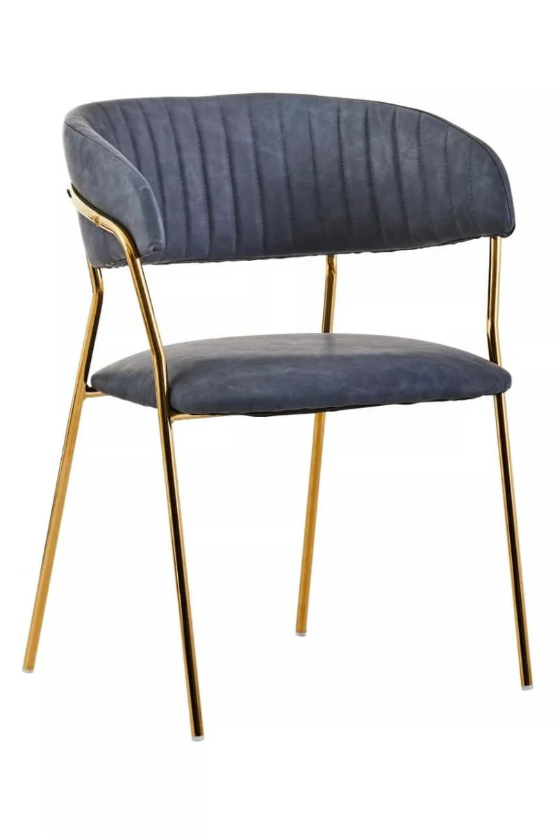 Modern Gold Leg Dining Chair
