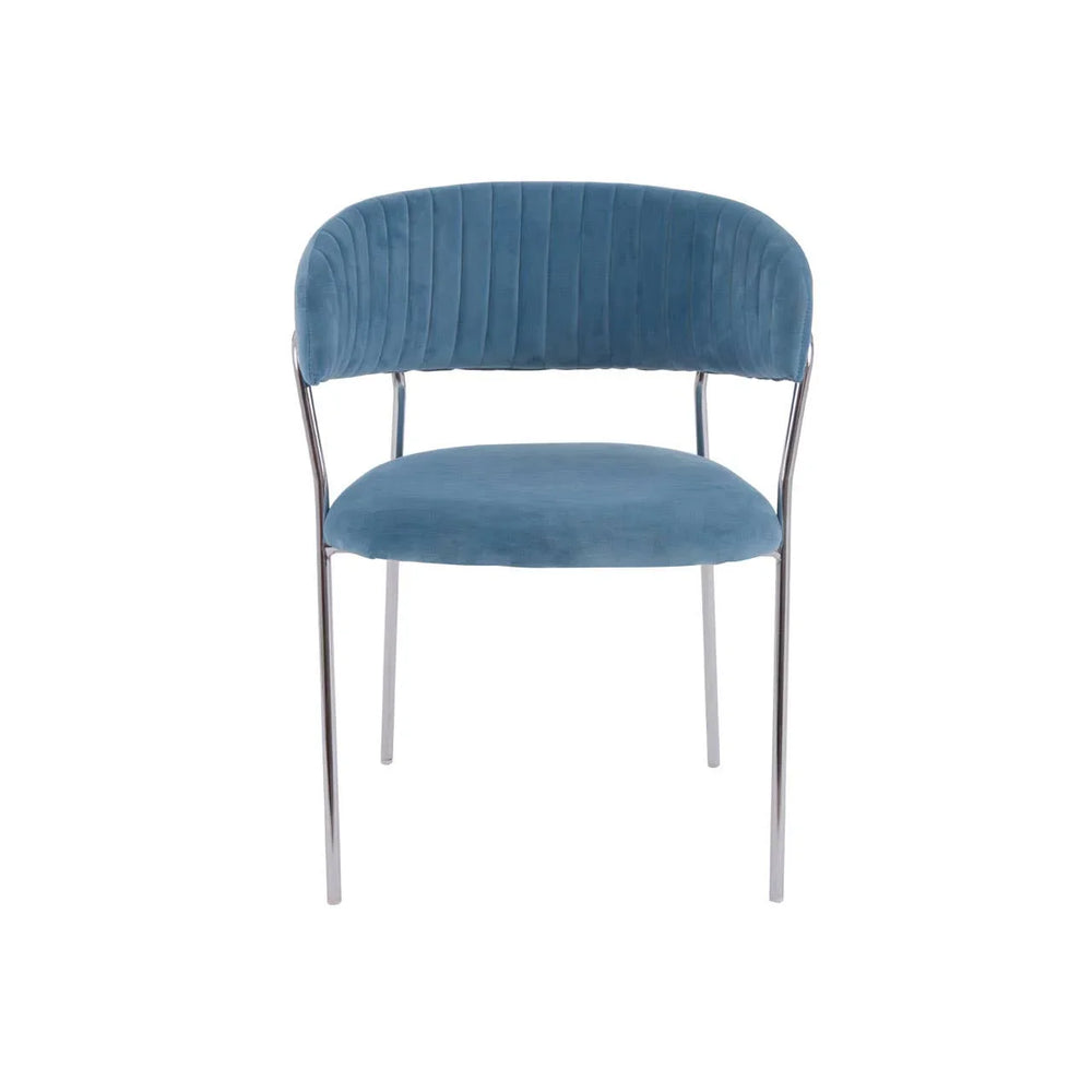 Velvet Channel Dining Chair
