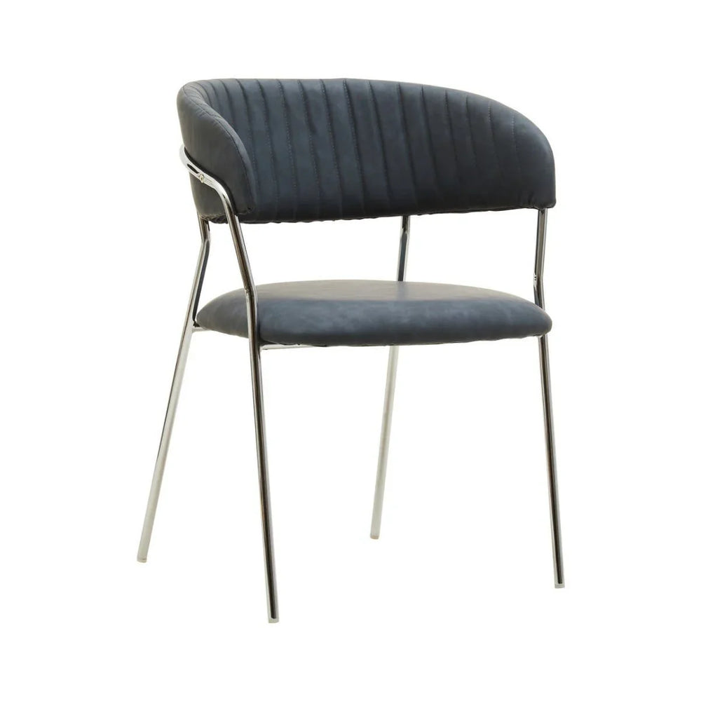 Modern Chrome Dining Chair