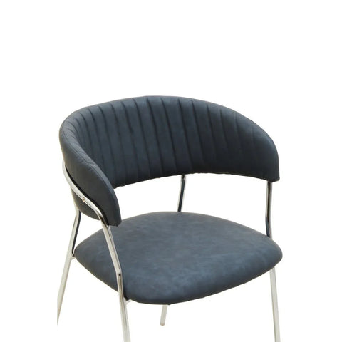 Modern Chrome Dining Chair
