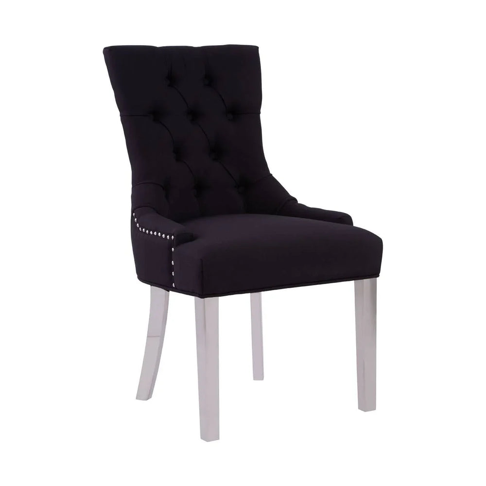 Modern Button-Back Dining Chair