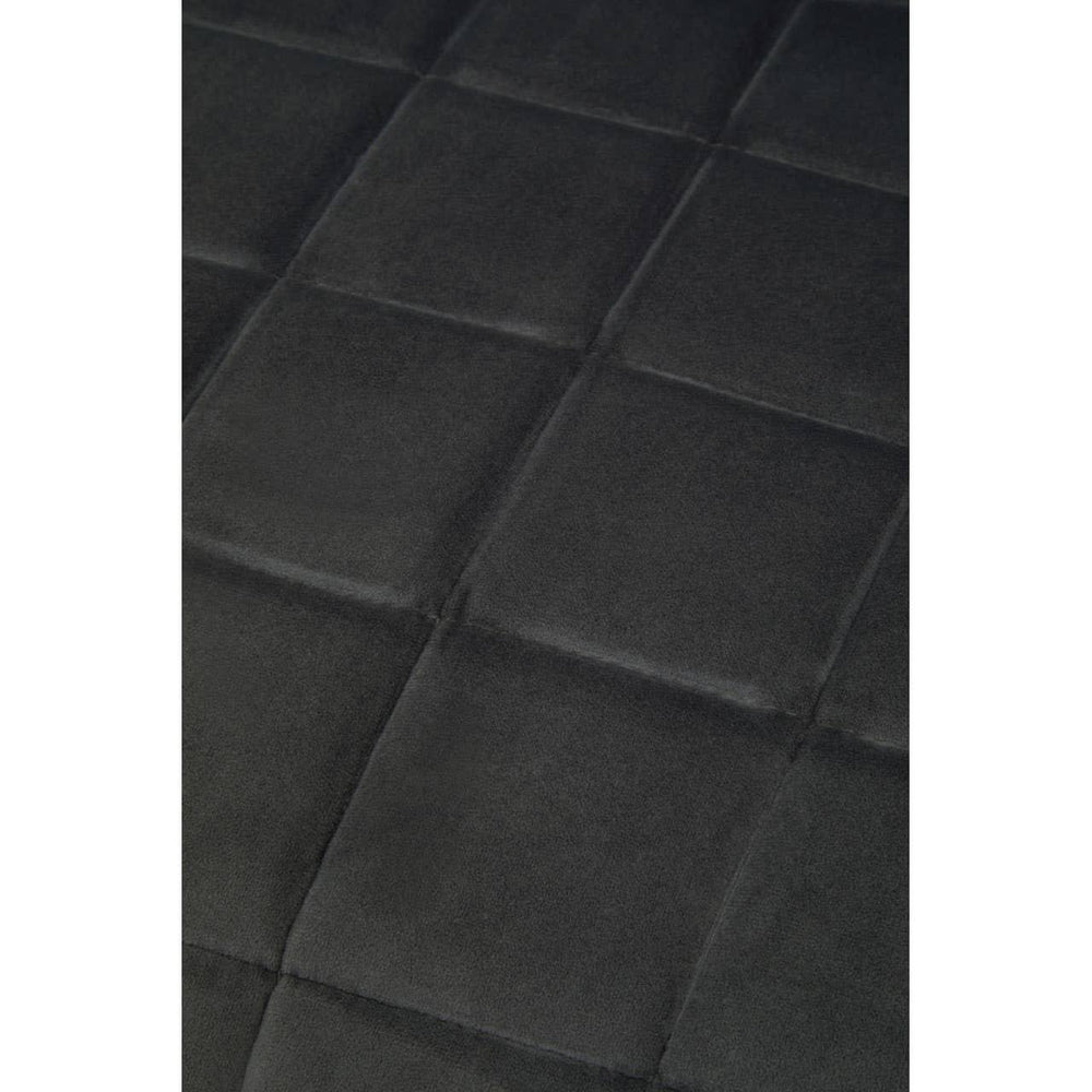 Luxe Grey Velvet Dining Chair