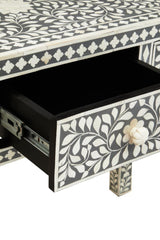 Bone Inlay Floral Desk