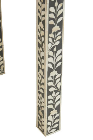 Bone Inlay Floral Desk
