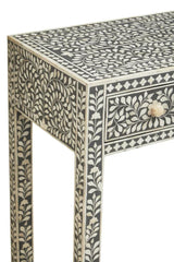 Bone Inlay Floral Desk