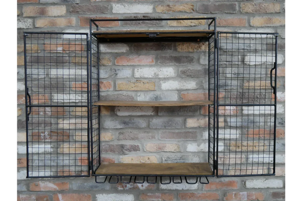 Industrial Wine Wall Unit - 7729