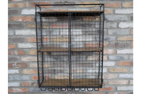 Industrial Wine Wall Unit - 7729