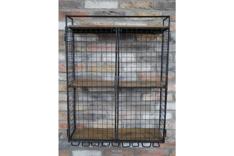 Industrial Wine Wall Unit - 7729