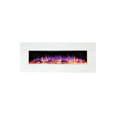 Ezee Glow Zara 50" White Electric Fire