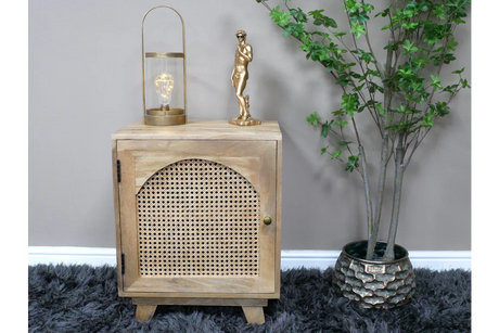 1 Door Rattan Bedside - 9766