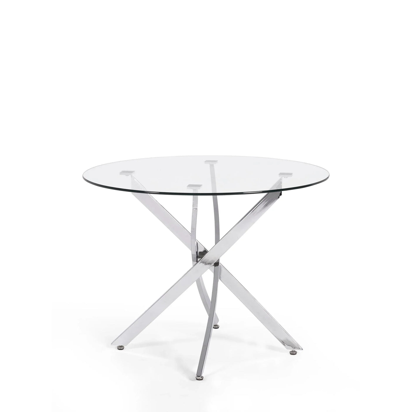 Anderson Round Dining Table - Silver - AND101