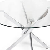 Anderson Round Dining Table - Silver - AND101