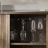 Arya Drinks Cabinet - Brown - ARY007