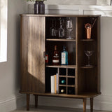 Arya Drinks Cabinet - Brown - ARY007