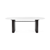 Bolivia Oval Dining Table - White - BOL002