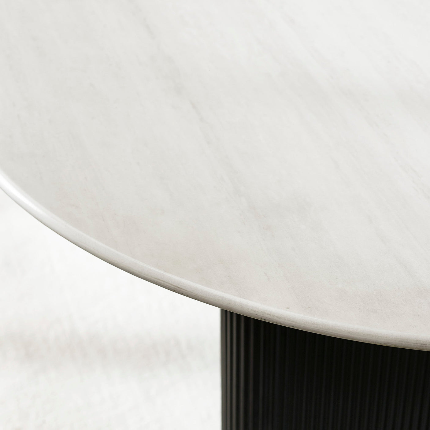 Bolivia Oval Dining Table - White - BOL002