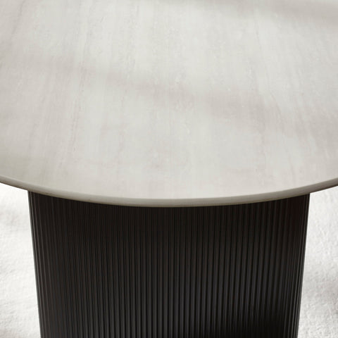 Bolivia Oval Dining Table - White - BOL002