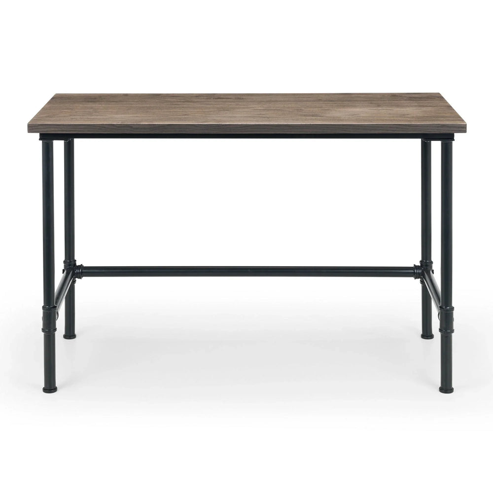 Carnegie Pipe Desk - Dark Brown - CAR501