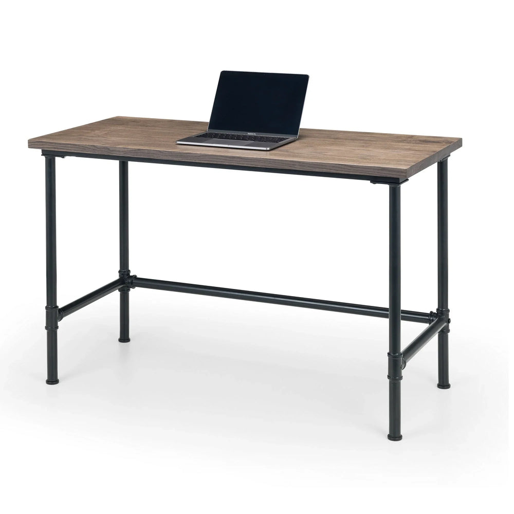 Carnegie Pipe Desk - Dark Brown - CAR501