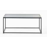 Chicago Coffee Table - Glass and Black - CHI012